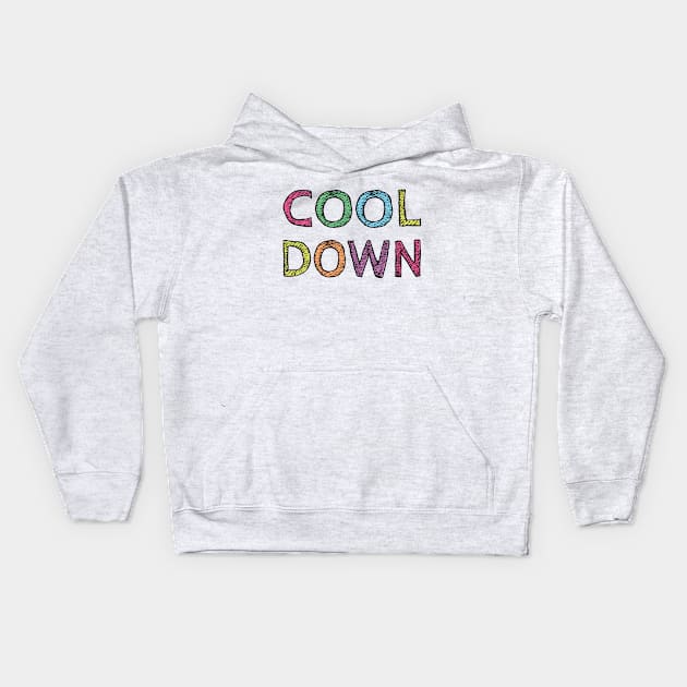 Cool Down Kids Hoodie by Sal71